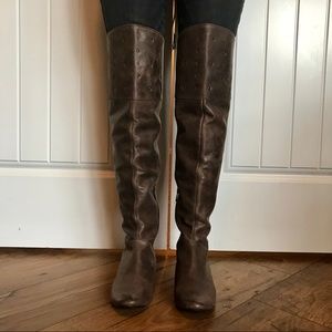 NWOB Kenneth Cole Thigh High Bard Tricks Boots